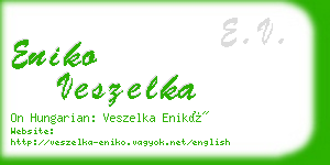 eniko veszelka business card